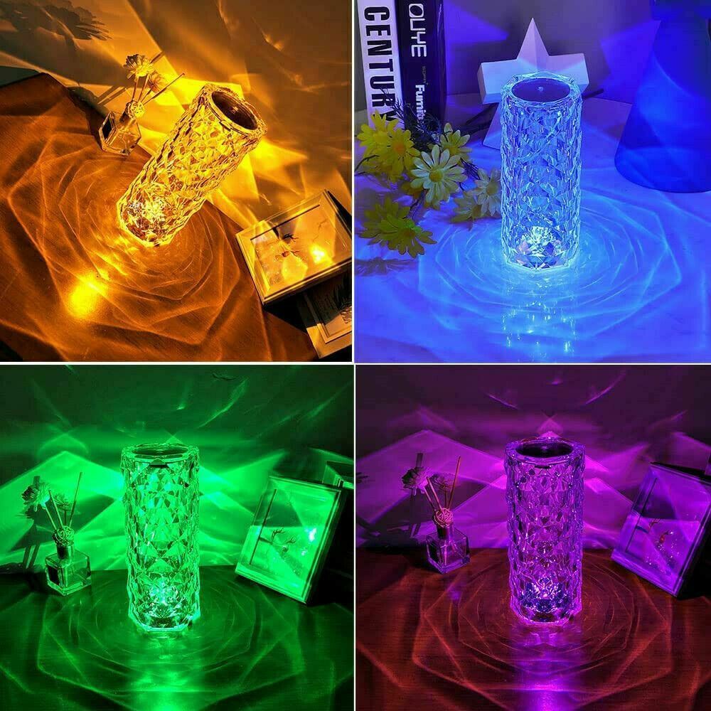 Crystal lamp with remote controller