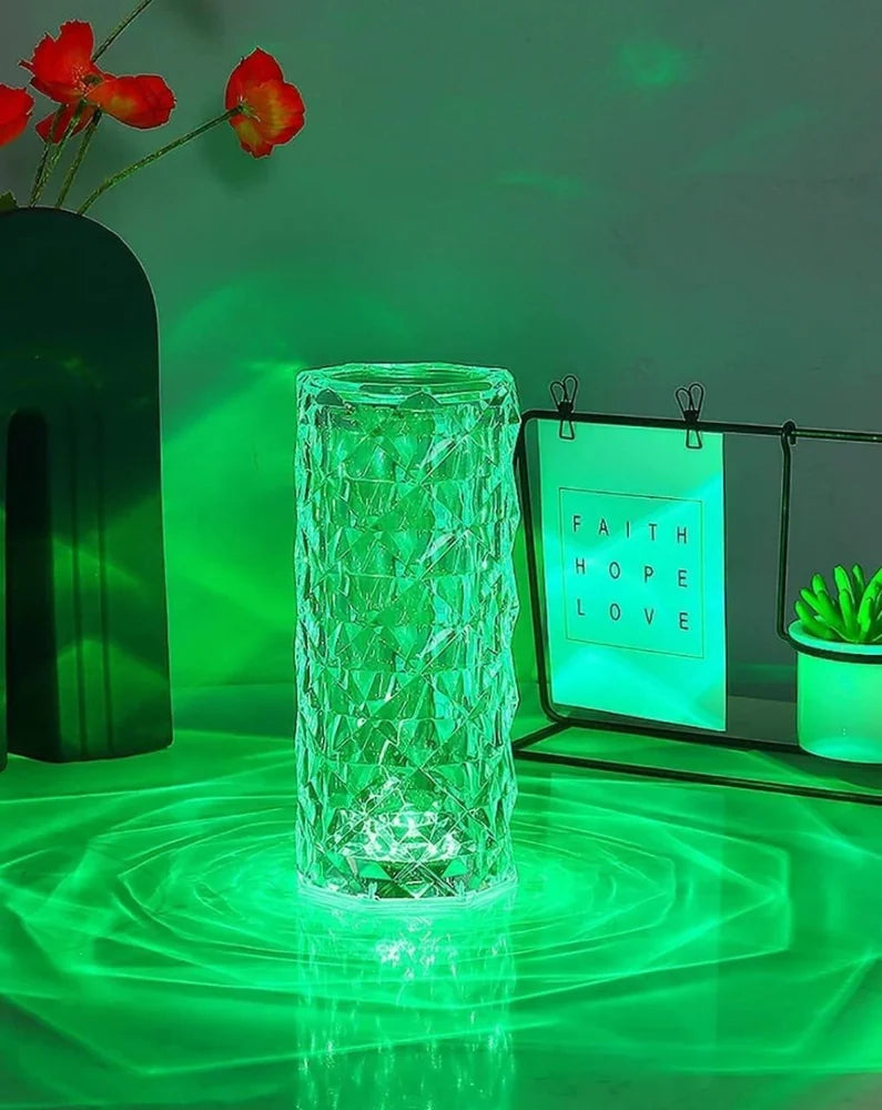 Crystal lamp with remote controller