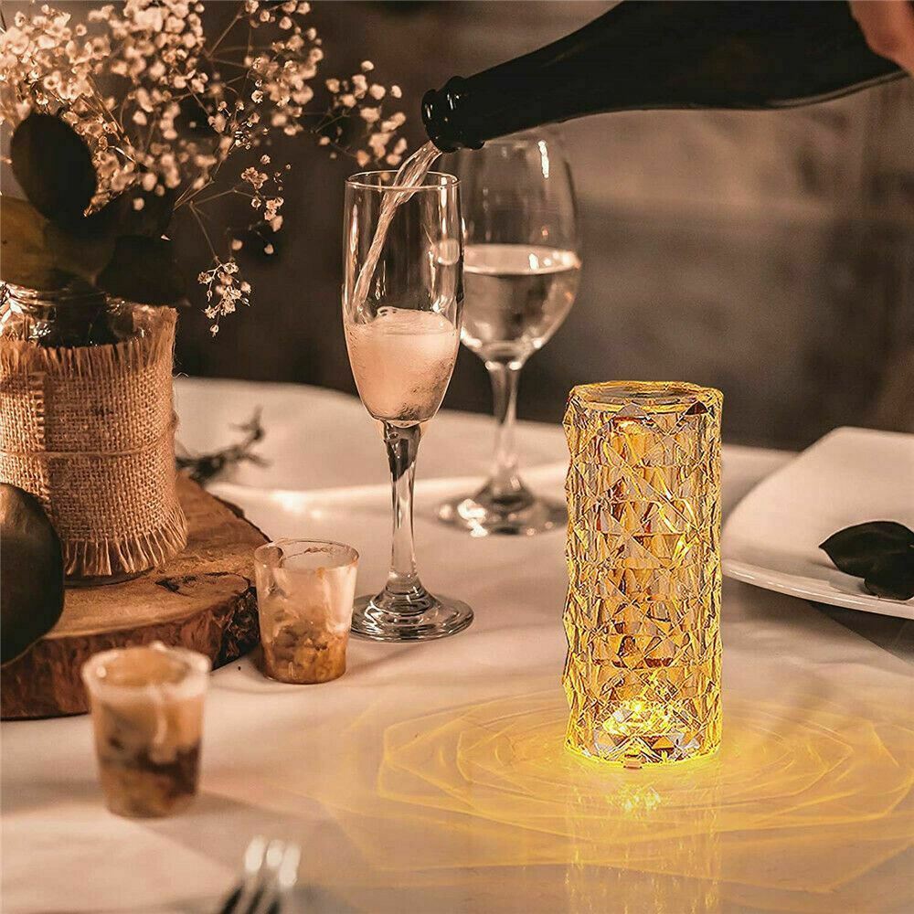 Crystal lamp with remote controller