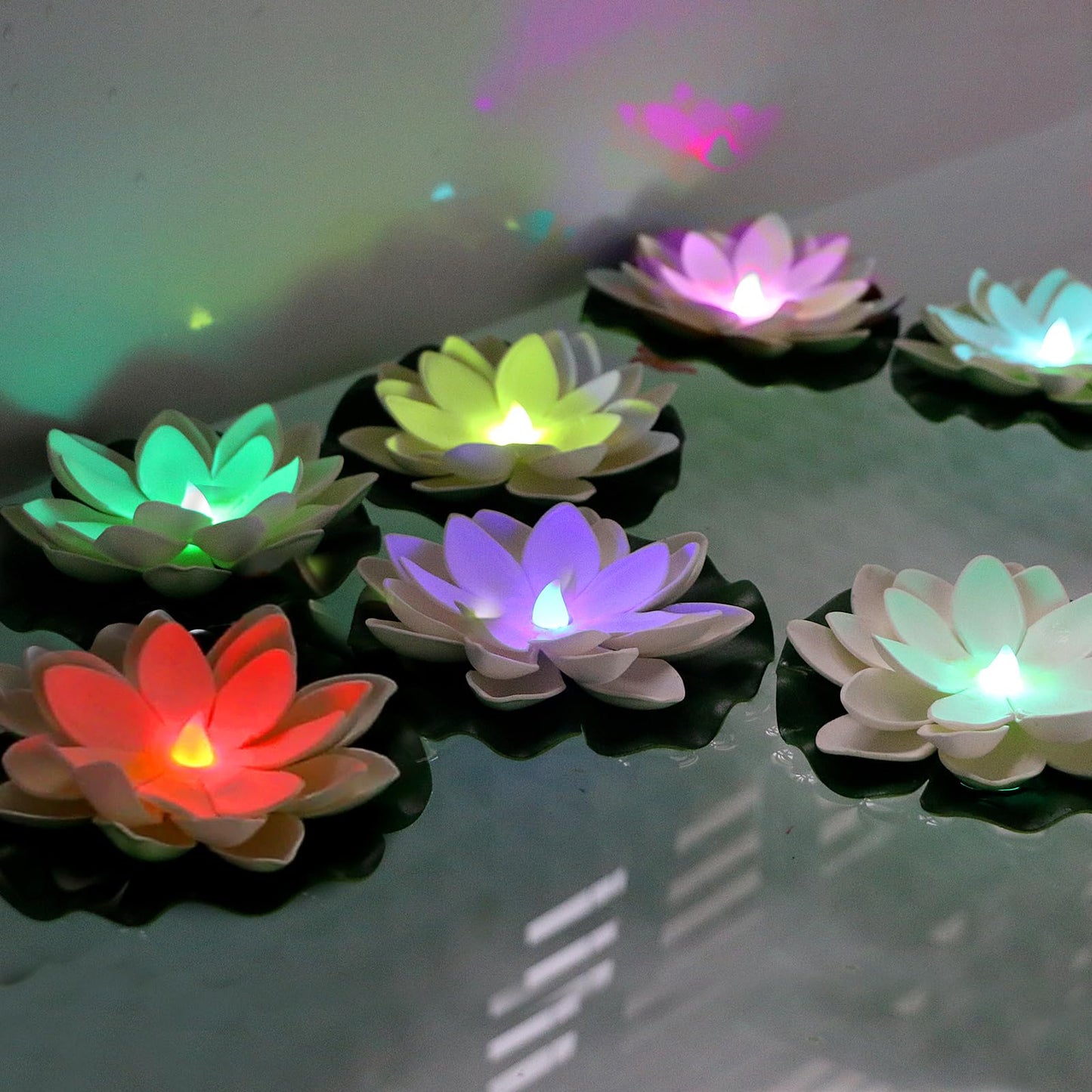 LED lotus lamp